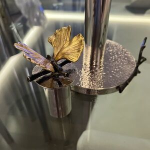 Michael Aram Paper Towel Holder Silver And Gold